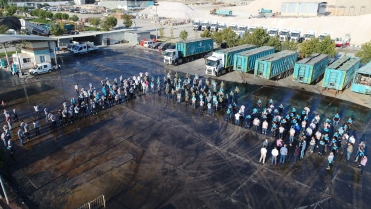 Genel Sekreter Yardımcısı Öztozlu şantiye personeli ile bir araya geldi