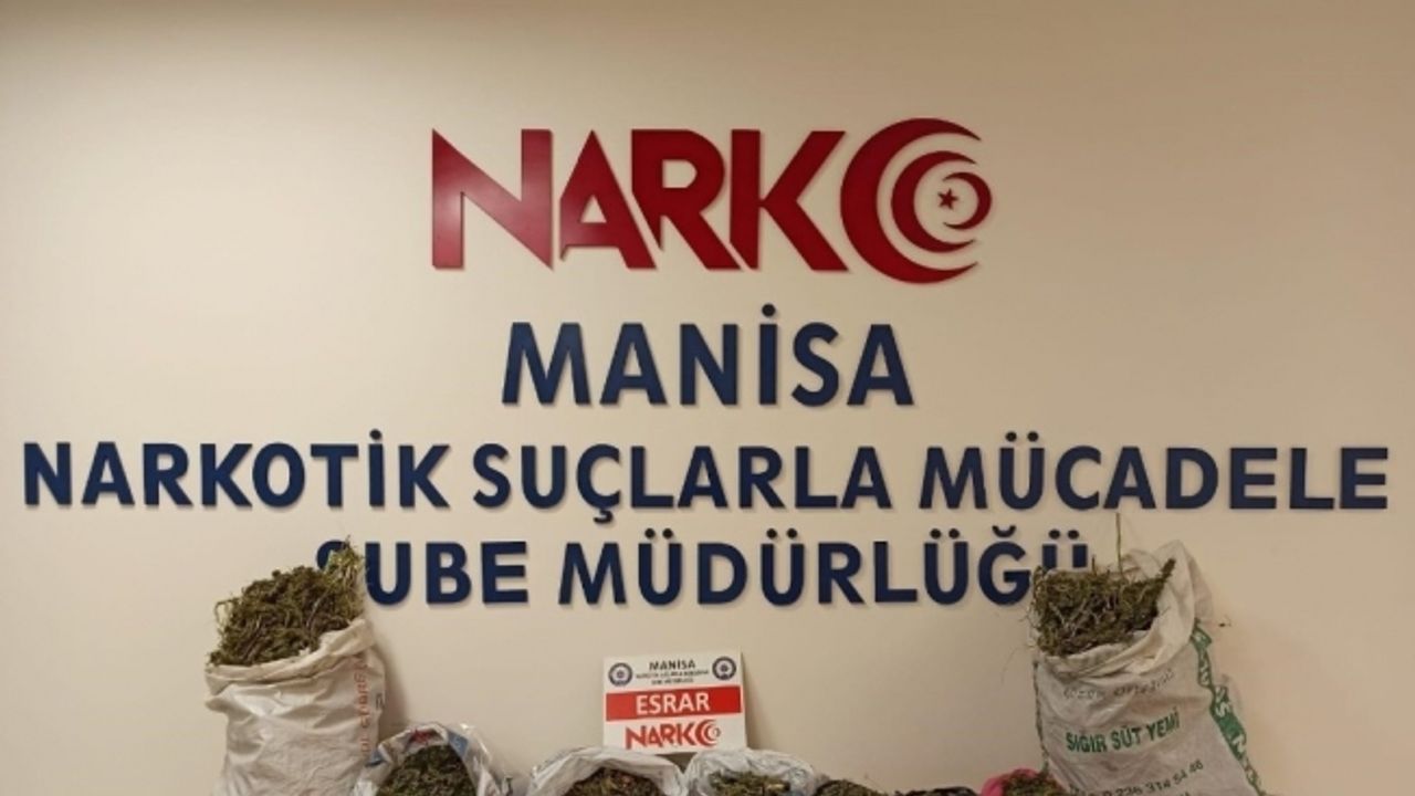 Manisa’da uyuşturucu operasyonu: 6 kilogram esrar ele geçirildi