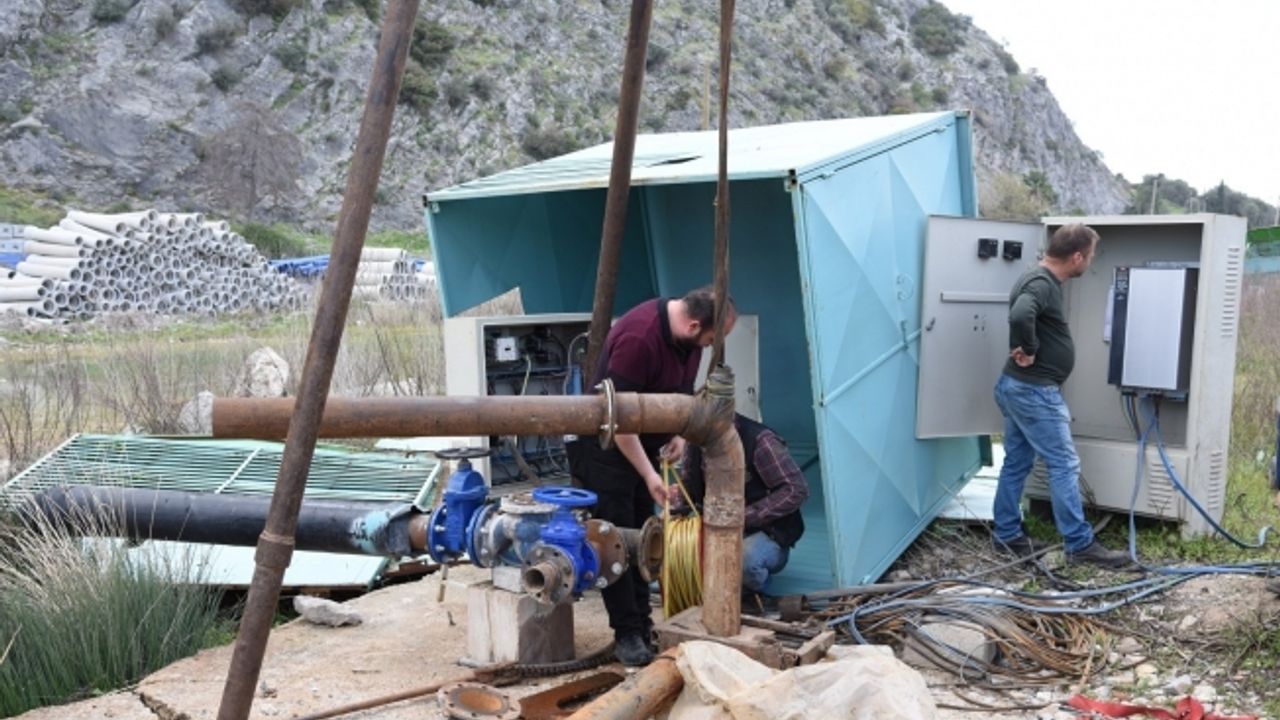 Sondaj kuyularında verim artırma ve temizlik çalışmaları başladı