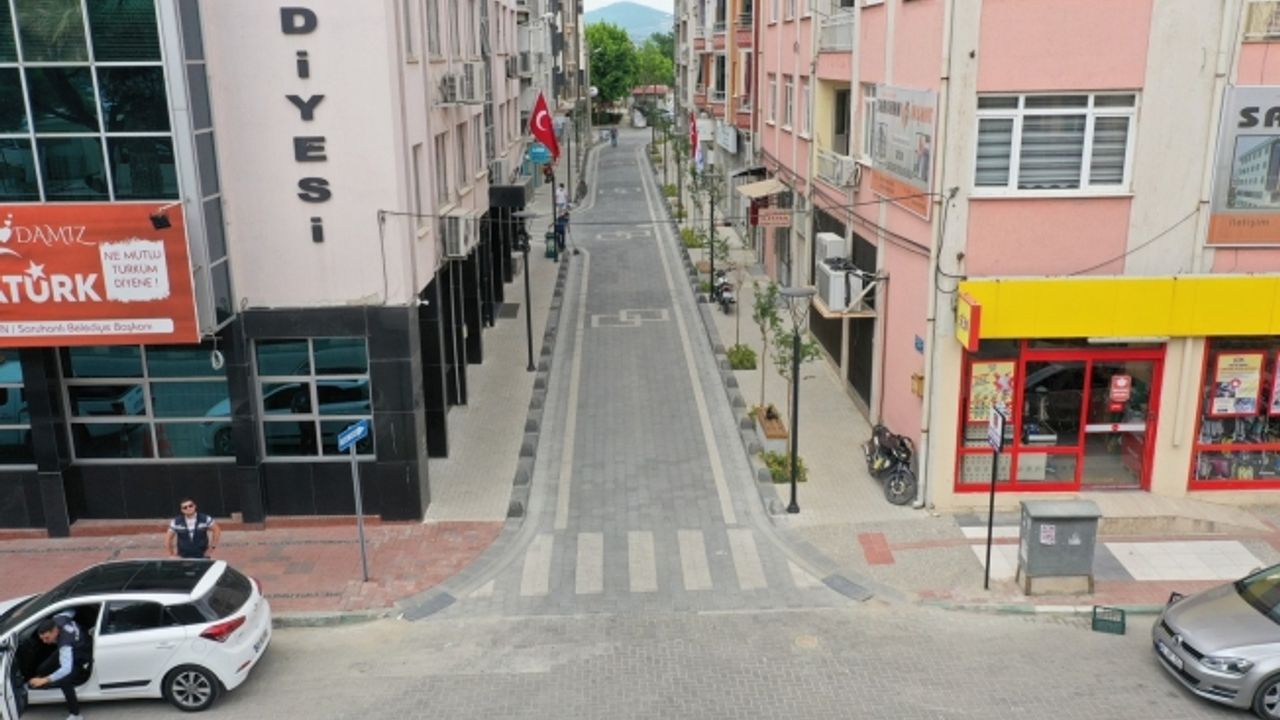 Saruhanlı Belediyesinden şehir merkezinde yeni yatırımlar