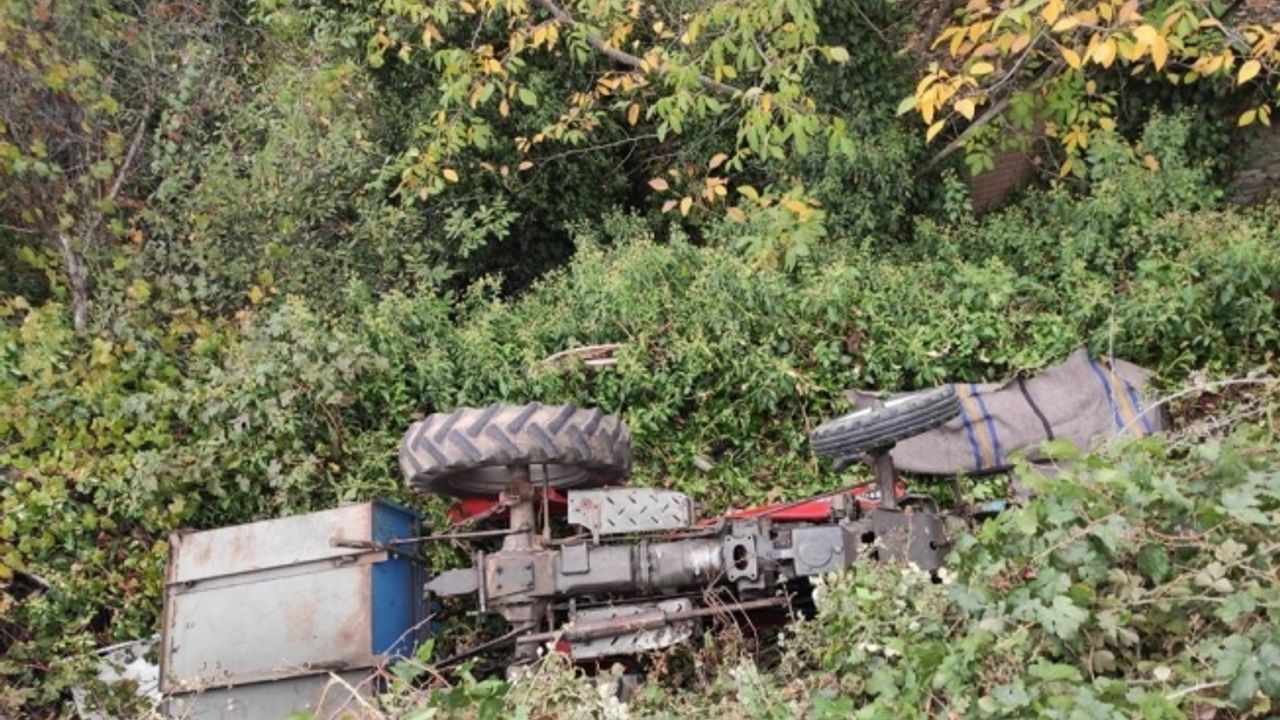 Manisa’da traktör takla attı: 1 ölü, 1 yaralı