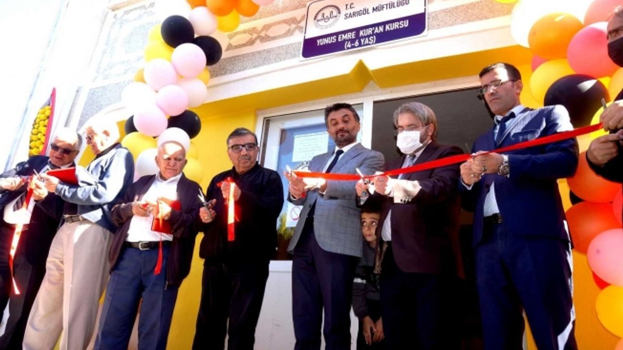 Müftü Soykök Sarıgöl’de Kur’an Kursu sınıfı açılışına katıldı