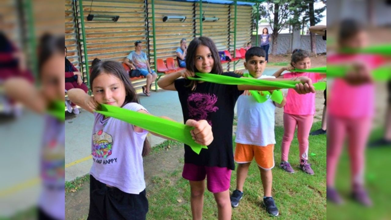 Yunusemre Yaz Spor Okulu okçulukta ilk heyecan