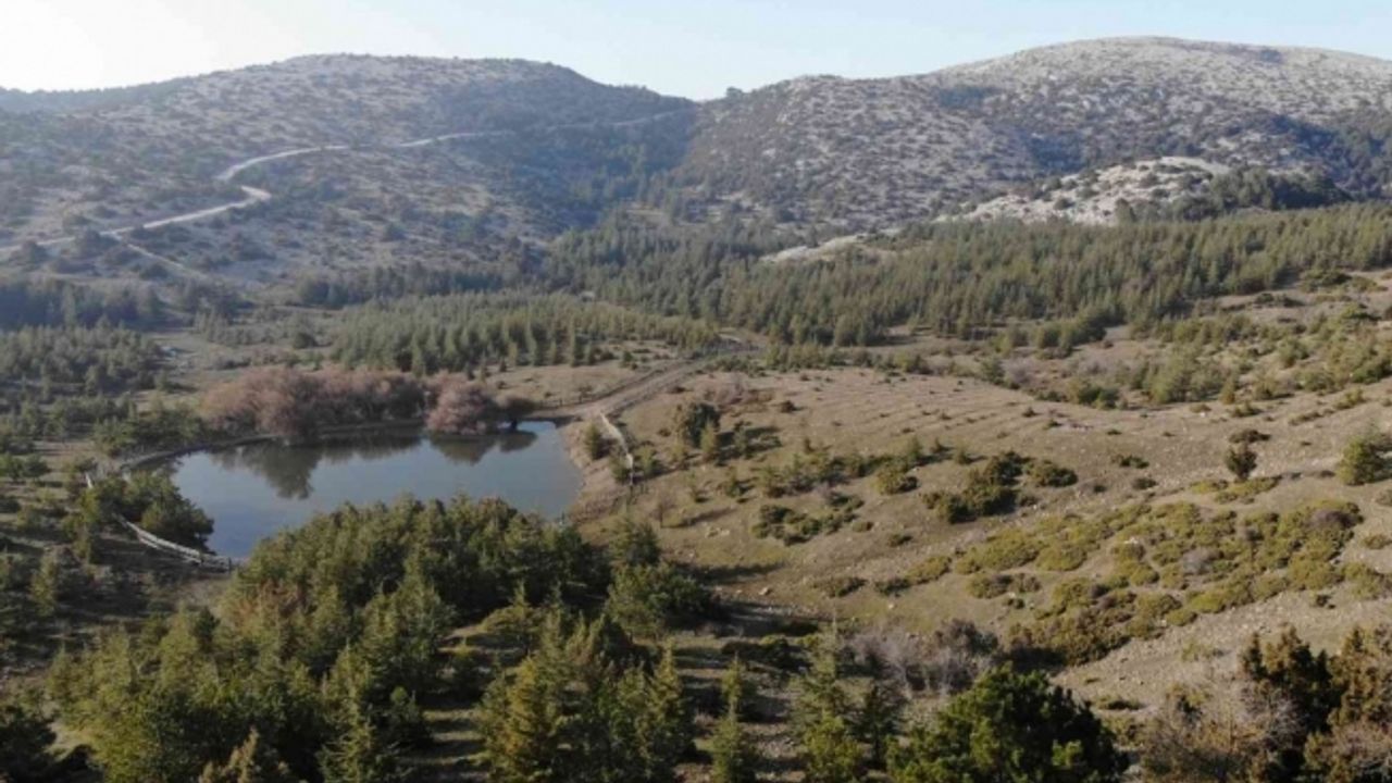 Geçen yıl karla kaplanan Spil, bu yıl aynı gün kara hasret kaldı