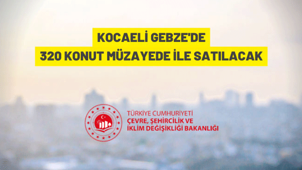 Kocaeli'nin Gebze ilçesinde 320 konut satışa çıktı