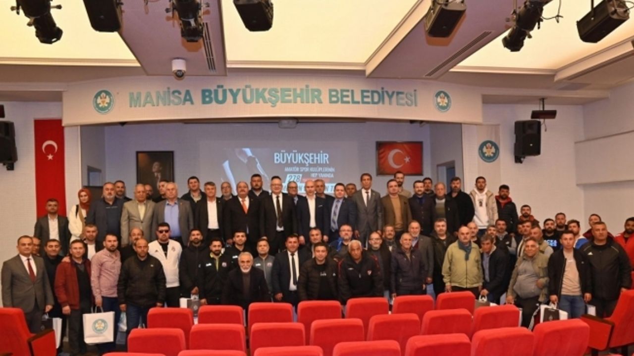 Manisa’da 278 amatör kulübe 1 milyon 682 bin TL nakdi destek