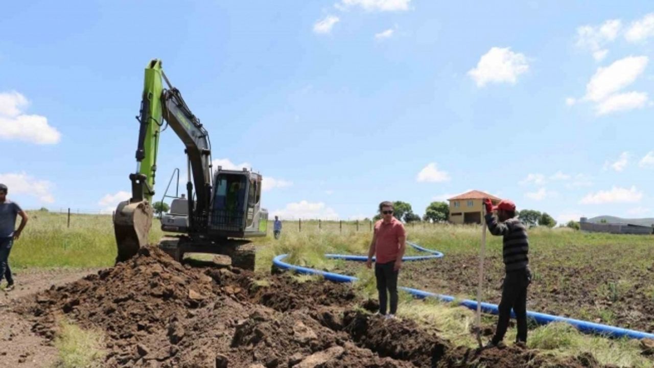 Sandal’a 3 kilometrelik içme suyu terfi hattı döşeniyor