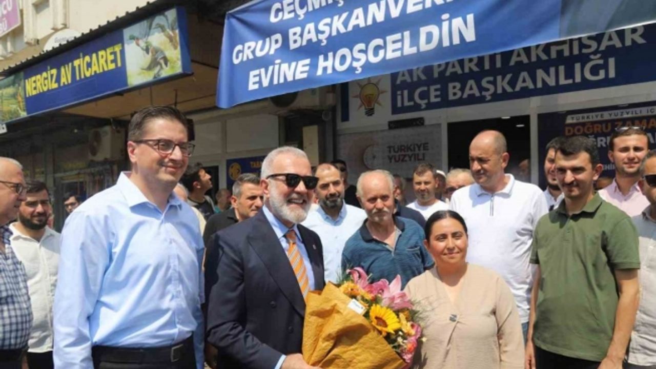 AK Parti Grup Başkanvekili Yenişehirlioğlu, kaza sonrası ilk ziyaretini Akhisar’a yaptı