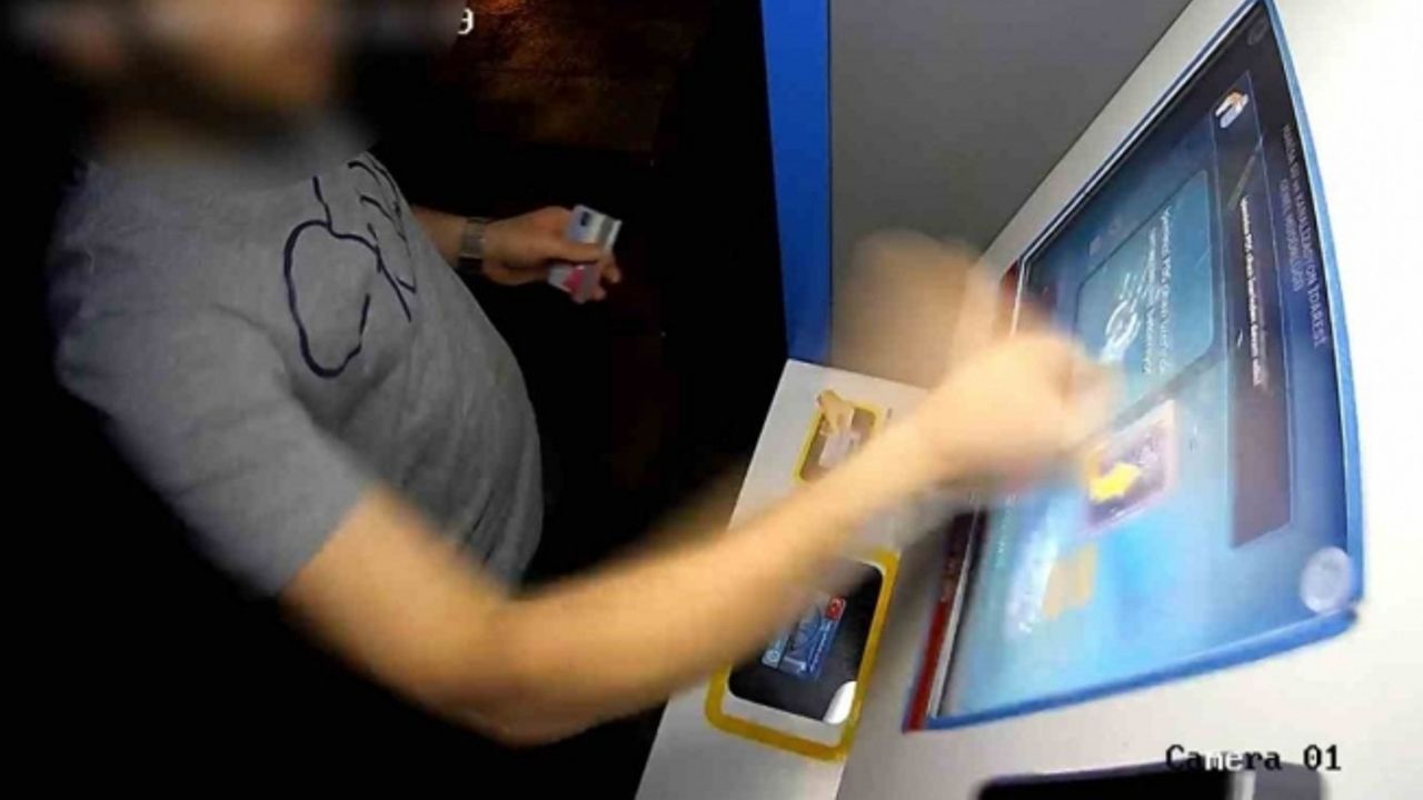 Kamu malına zarar veren şahıs güvenlik kamerasına takıldı