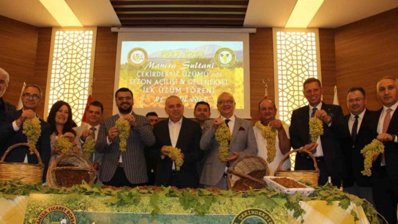 Sezonun ilk kuru üzümü bin 250 TL’den alındı