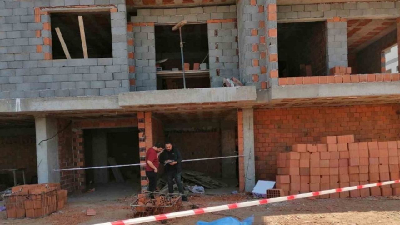 Manisa’da acı olay: İnşaattan düşen işçi hayatını kaybetti