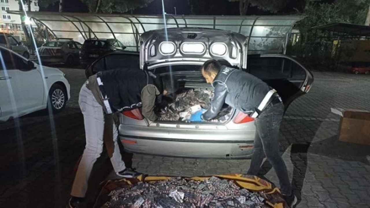 Manisa’da narkotik operasyonu: 110 bin 600 adet sentetik ecza hap ele geçirildi