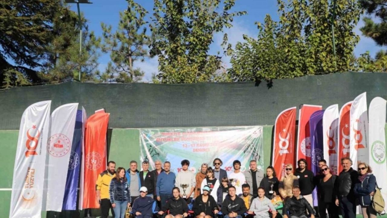Cumhuriyetin 100. Yılı Büyükler Tenis Turnuvası sona erdi