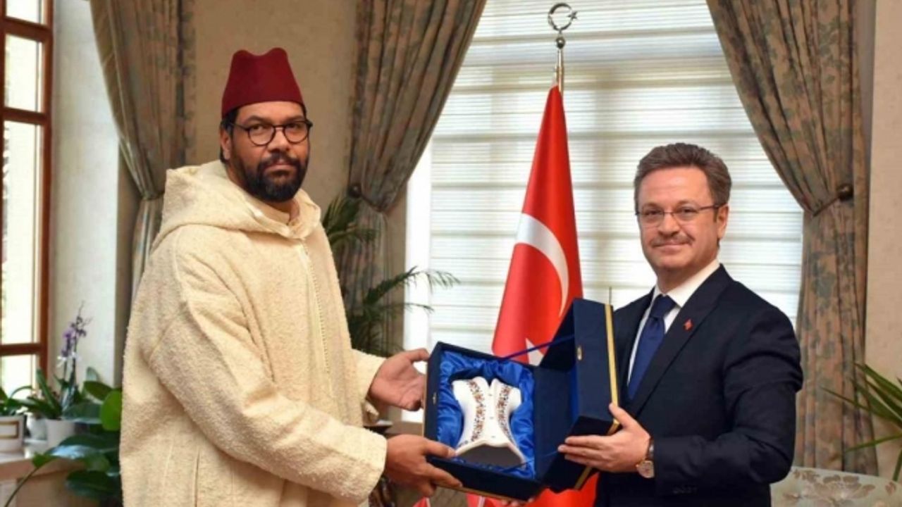 Fas İstanbul Başkonsolosu Mehdi Erramı, Vali Ünlü’yü ziyaret etti