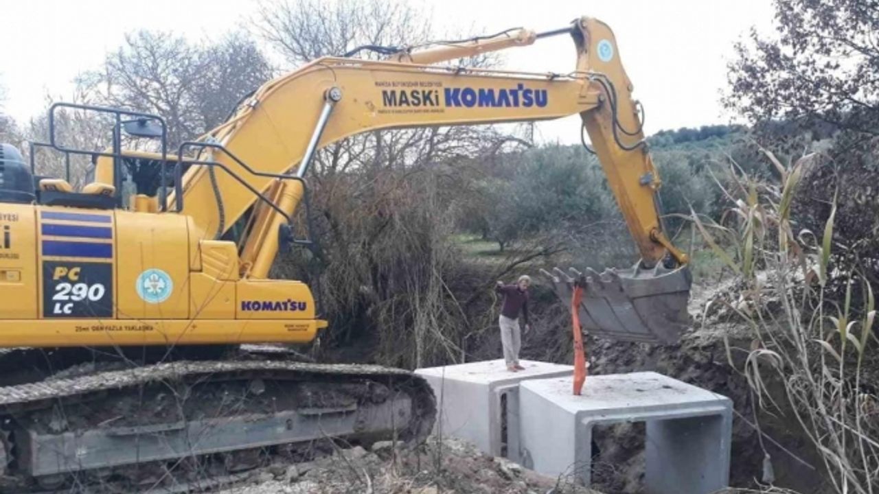 MASKİ dere yataklarında menfez montajlarına devam ediyor