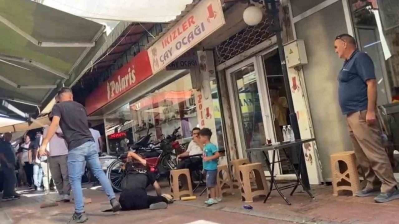 Eşini sokak ortasında öldüresiye döven şahıs tutuklandı