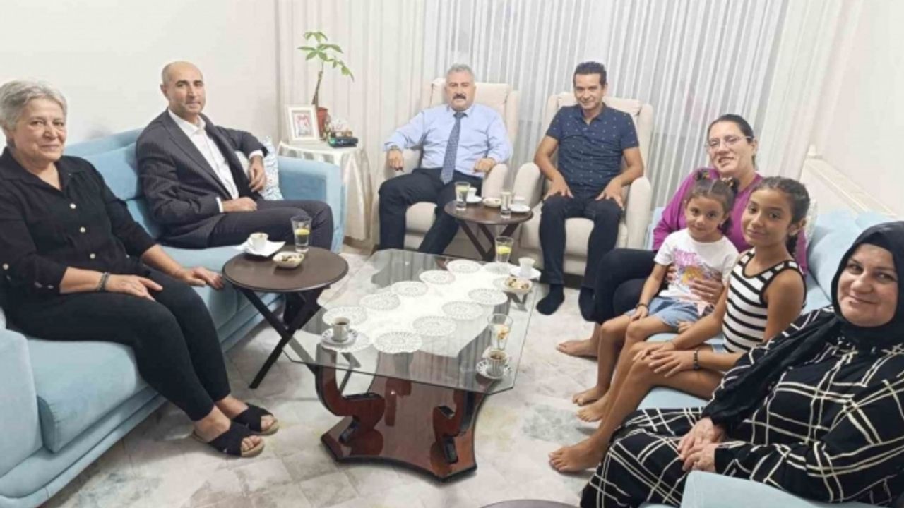 Emniyet Müdürü Aktaş şehit ailelerini yalnız bırakmıyor