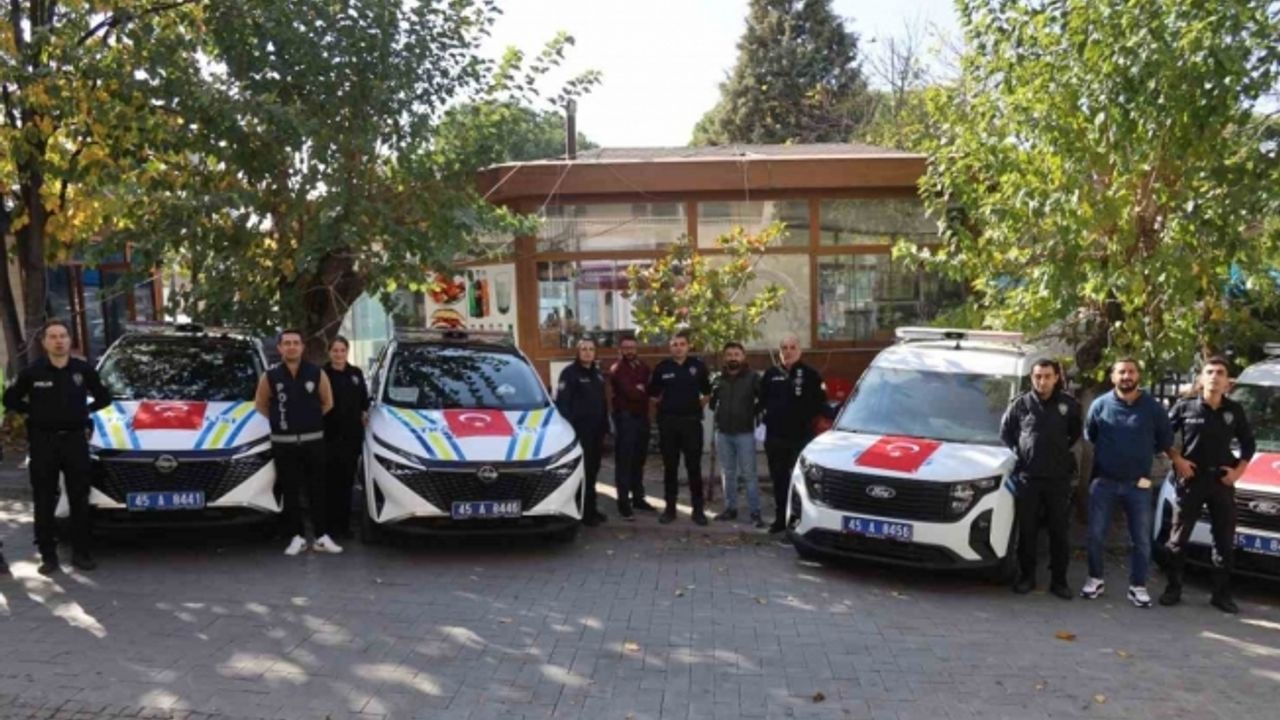 Gördes İlçe Emniyetine 4 yeni araç daha katıldı