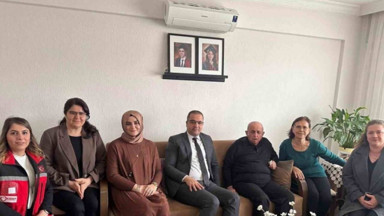 Kaymakam Dalak’tan Şehit ailesi ve Kıbrıs Gazisine ziyaret