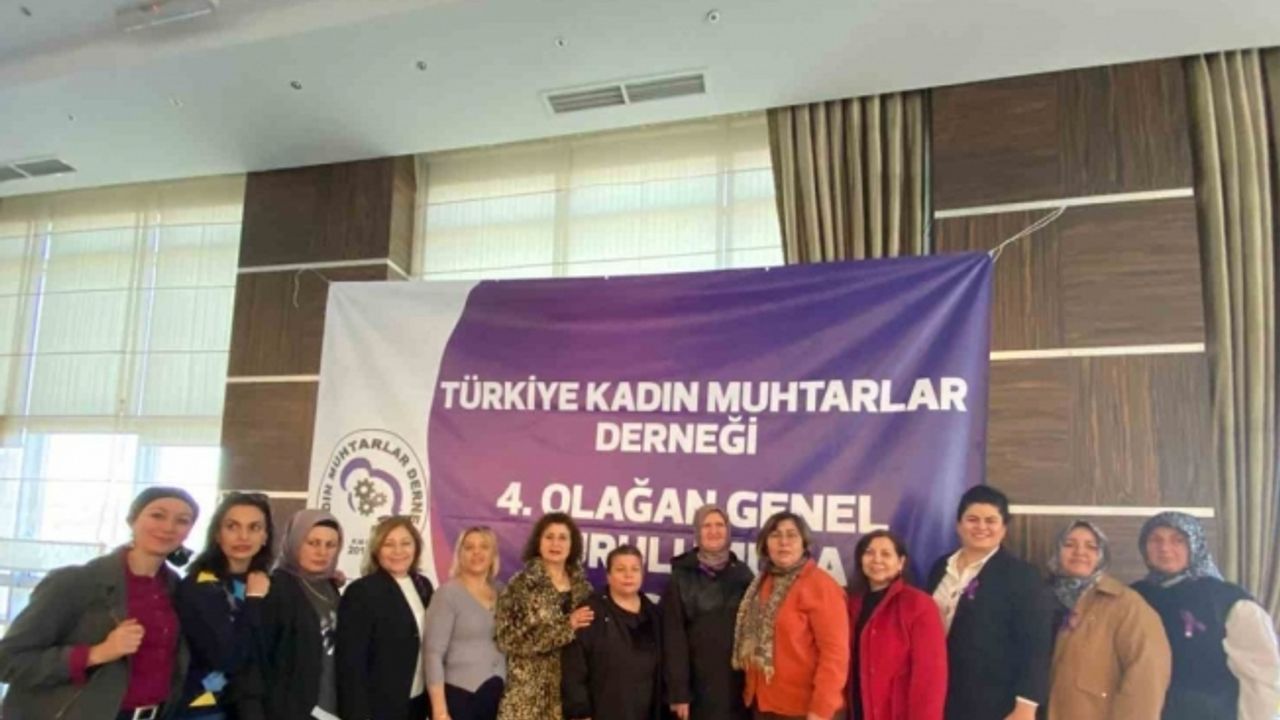 Manisalı kadın muhtarlar Ankara’da birlik ve dayanışma mesajı verdi
