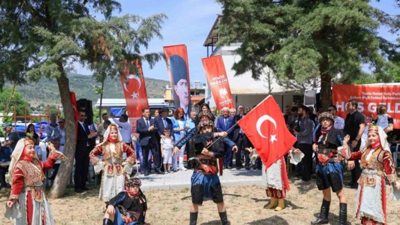 Üçpınar Yasin Halat Parkı, Şaban Nişli Futbol Sahası törenle açıldı