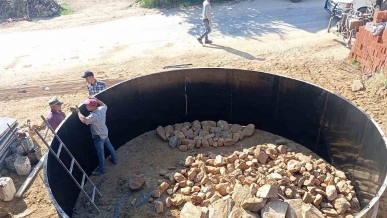 Karacaali Mahallesi’ne yangın ve su ihtiyacı için 100 tonluk depo