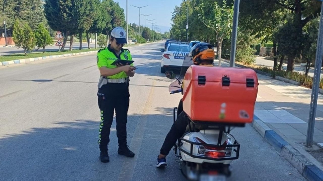 Manisa’da motosiklet denetiminde 3 milyon lirayı aşkın ceza kesildi