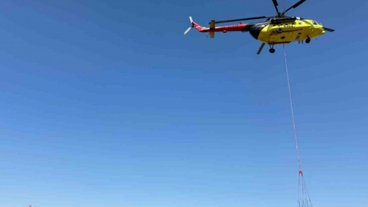 Soma’da orman yangınıyla mücadele devam ediyor