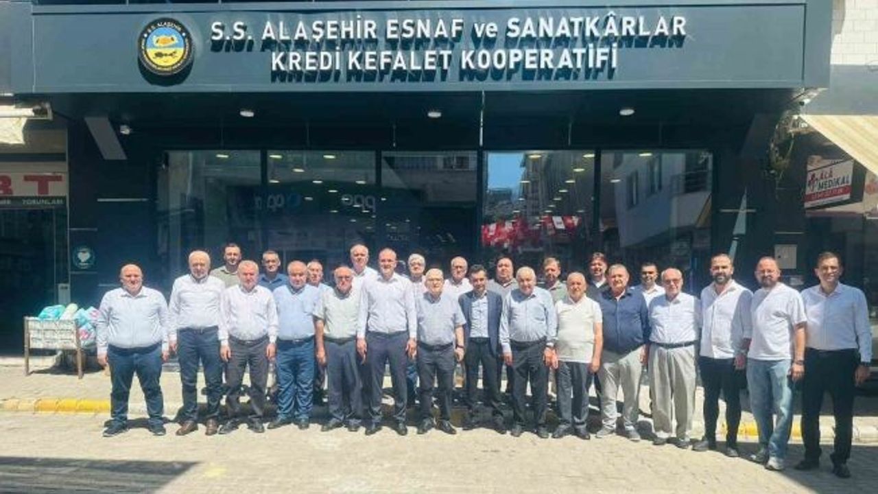 22. Bölge Manisa Esnaf Kefalet Kooperatifleri Birliği toplantısı Alaşehir’de yapıldı