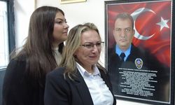 Şehit polisin adı kızlarının okuduğu okula verildi