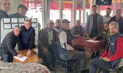 Çiftçiler su için imza Kampanyası başlattı.