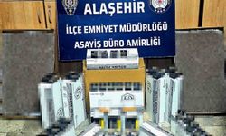 Alaşehir'de 23 bin 750 adet kaçak makaron ele geçirildi