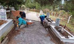 Manisa'da mezarlıklara kapsamlı bakım