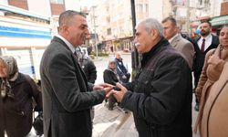 Başkan Şimşek esnafın sorunlarını dinledi