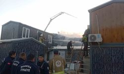 İşçi konteynerinde çıkan yangın kontrol altına alındı