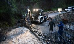 Manisa'da muhtemel taşkınlara karşı ekipler seferber oldu