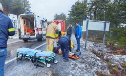 Manisa'da trafik kazası: 2 yaralı