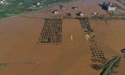 Salihli'de felaketin boyutu havadan görüntülendi