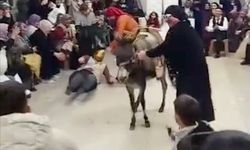 Gördes'te ilginç 'damat eğlencesi'