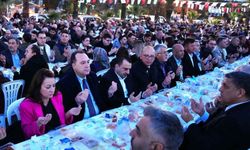 Turgutlu'da yüzlerce kişi iftar sofrasında buluştu