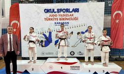 Yunusemreli judocular Karaman'dan 3 madalyayla döndü