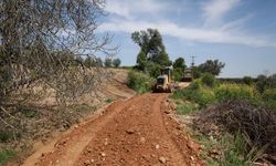 Başkan Şimşek ova yolu çalışmalarını sahada inceledi