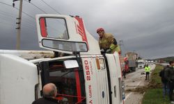 Kula'da yağışlı hava kazayı beraberinde getirdi