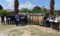 Sarıgöl'de 95 kişiye yangın eğitimi