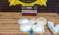 Bir kişide 2 kilo metamfetamin ele geçirildi