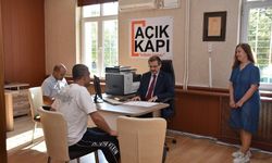 Kaymakamı Güldoğan, 'Açık Kapı'da vatandaşları tek tek dinledi