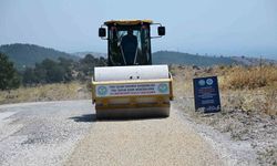 Yuntdağı'nda 10 kilometrelik yol yenileniyor