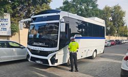 Salihli'de okul servislerine sıkı denetim