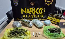 Alaşehir'de 1 kilo esrarla yakalanan şüpheli tutuklandı