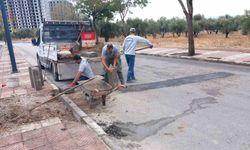 Altyapı çalışmaları sonrası tahrip olan yol ve kaldırımlar yenileniyor